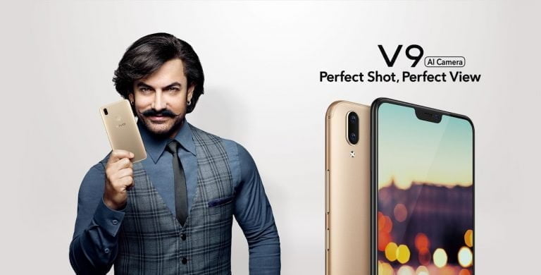 Vivo V9  with an iPhone X-like notch, 24 MP selfie A.I Camera Launched