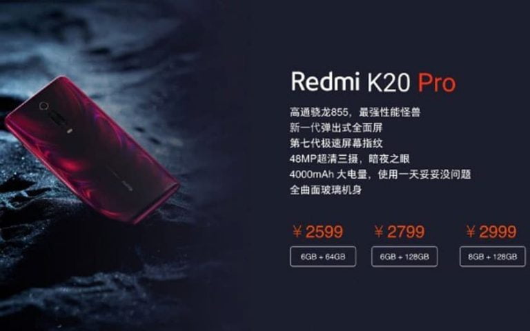 The Redmi K20 and K20 Pro Flagship are Officially Launched in China