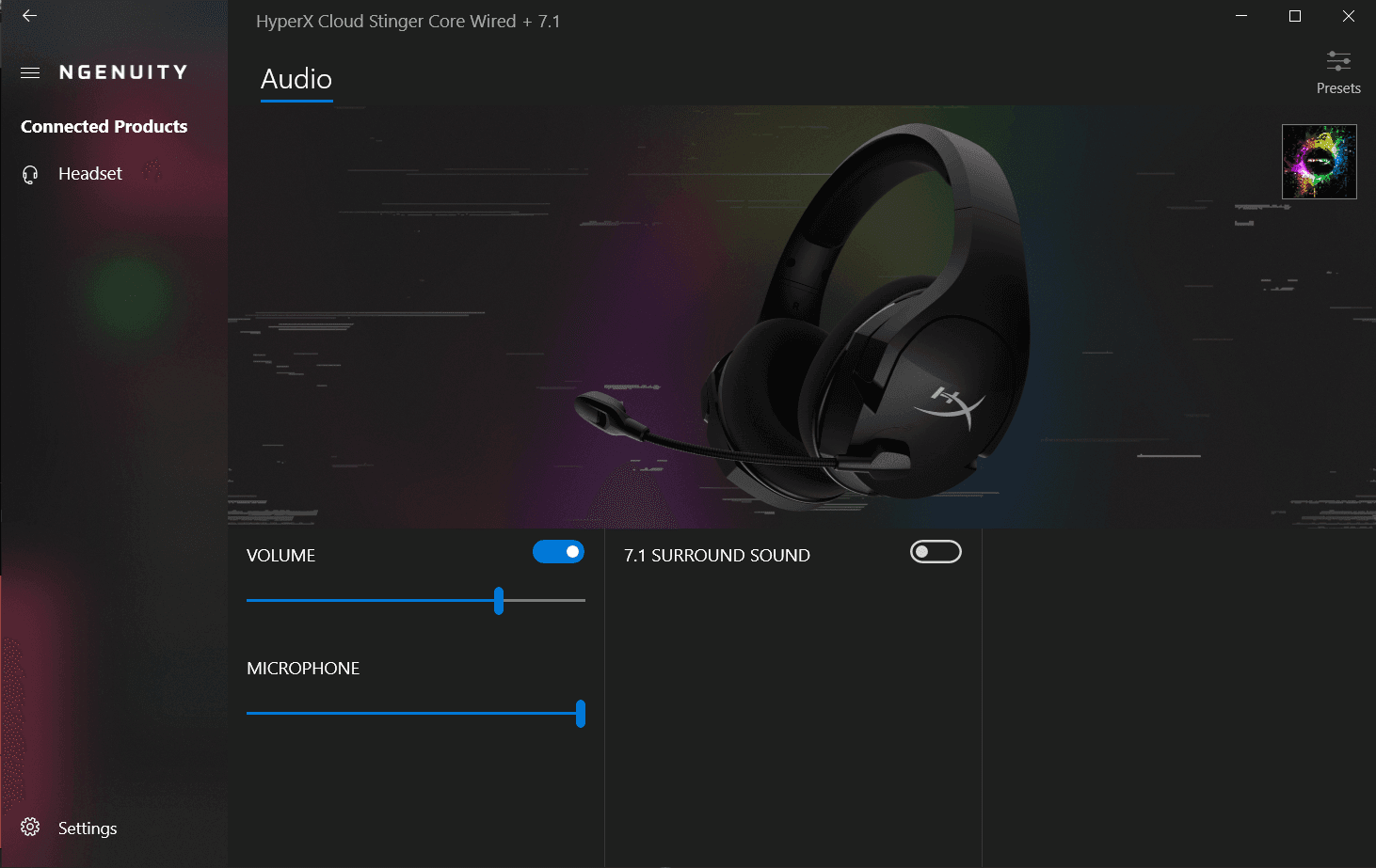 HyperX Cloud Stinger Core (7.1)