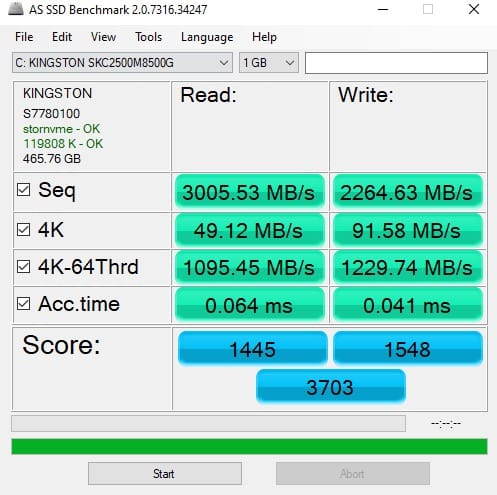 Kingston KC2500 M.2 NVMe SSD Review