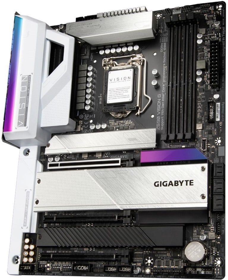 Gigabyte Unveils Z590 Vision Motherboard series for Intel 11th Gen Core Processors