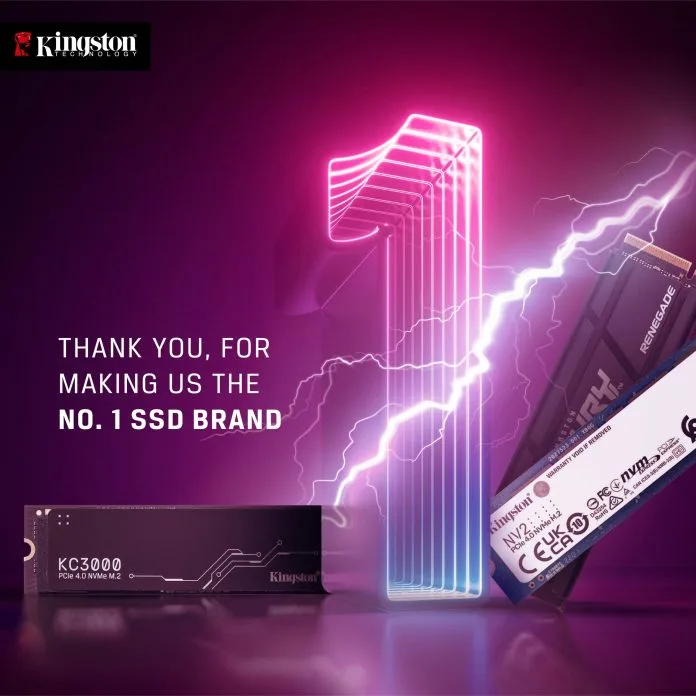 Kingston No. 1 SSD Brand