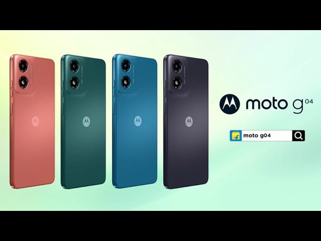 Moto g04 with 90Hz 6.6” punch-hole display and Android 14 launched Rs 6,999