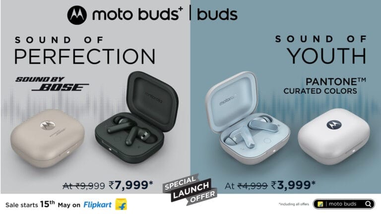 Motorola Introduces moto buds and moto buds+: Revolutionizing True Wireless Audio Experience