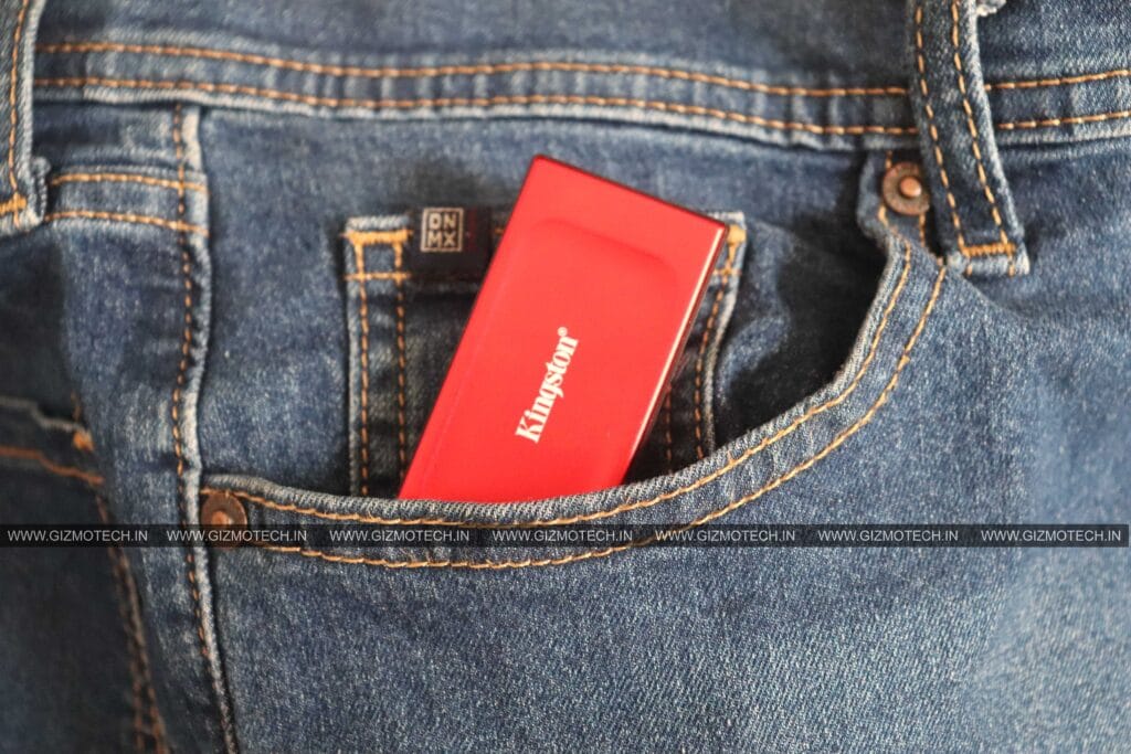 Kingston XS1000 Red The Perfect Blend of Performance and Award-Winning Design