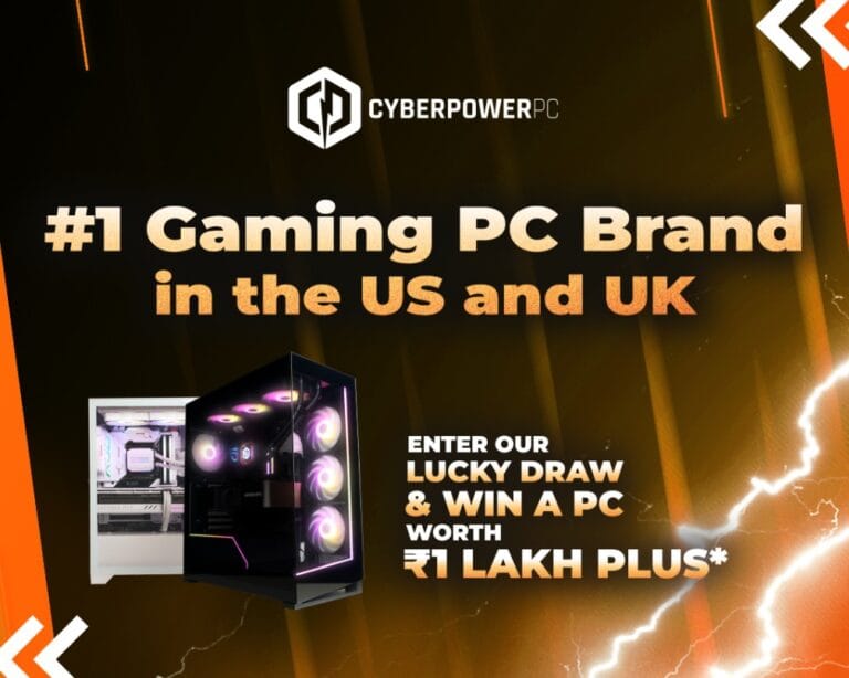 CyberPowerPC gives gamers the chance to win premium PCs priced at over INR 1 lakh for free at one of India’s biggest gaming festivals