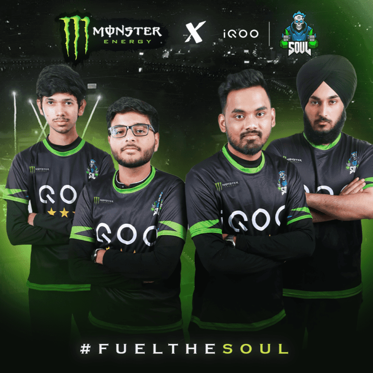 iQOO SOUL ropes in Monster as official Energy Drink Sponsor; first esports team in India to partner with the global brand